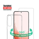 Samsung Galaxy S24+ (Plus) 4smarts Second Glass X-Pro 360° Protection Set (Cover + Hærdet Glas)