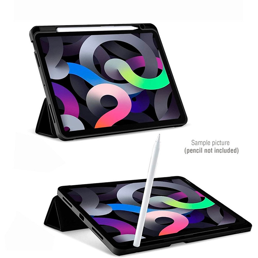 iPad 10.9" (2022) 4smarts Basic Folio Cover m. Pen Holder - Sort