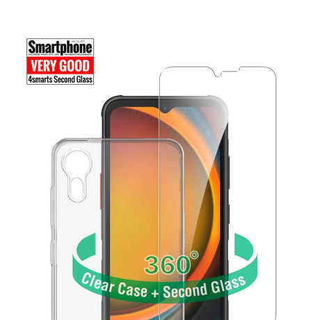 Samsung Galaxy Xcover 7 4smarts Second Glass X-Pro 360° Protection Set (Cover + Hærdet Glas)