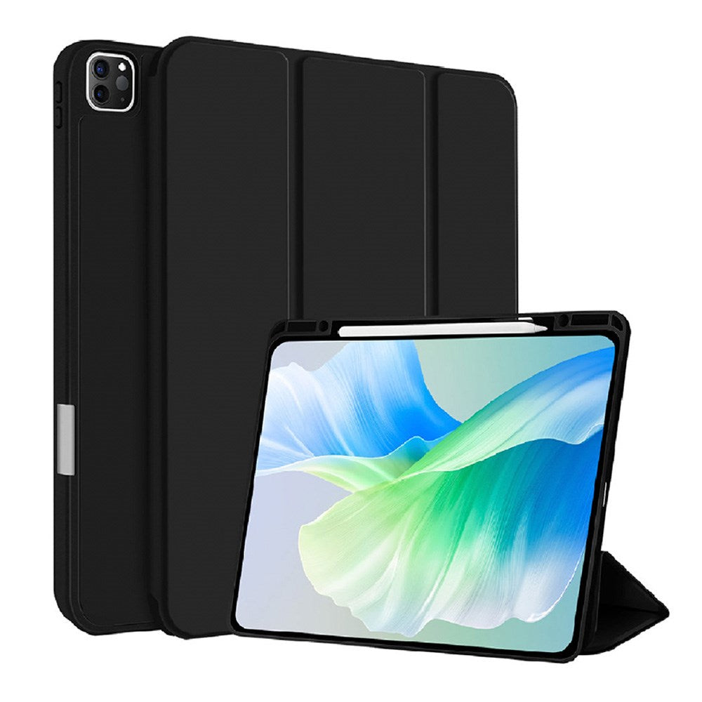 iPad Pro 13" (2025 / 2024) 4smarts Basic Folio Cover m. Pen Holder - Sort