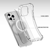 iPhone 16 Pro Max 4smarts IBIZA Case - MagSafe Kompatibel - Gennemsigtig