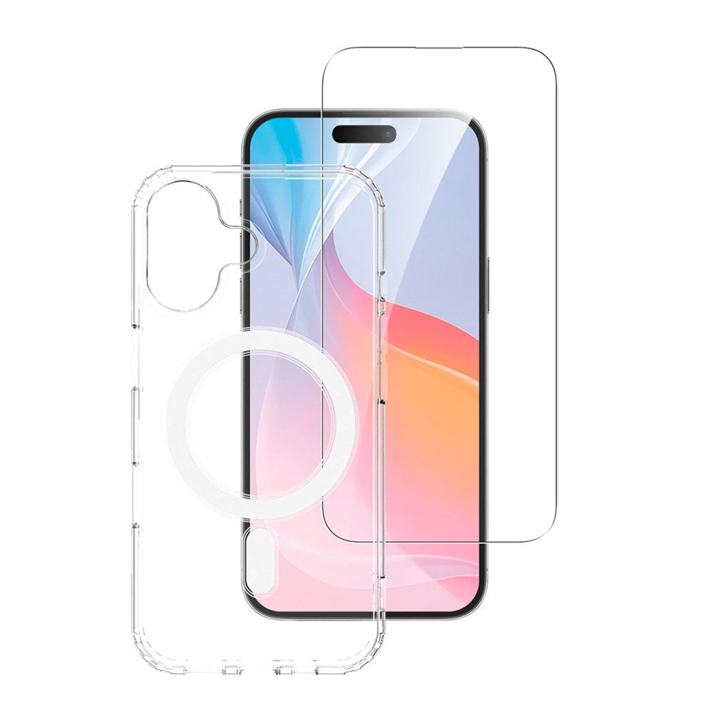 iPhone 16 4smarts 360° Premium Protection Set (MagSafe Bagside Cover + Skærmbeskyttelse)
