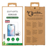 iPhone 16 Pro Max 4smarts Second Glass Hærdet Glas m. Monteringsramme - Case Friendly - Gennemsigtig