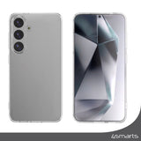 4Smarts 360° Protection Set m. Cover & Skærmbeskyttelsesglas - Samsung Galaxy S25+ (Plus) - Gennemsigtig