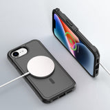 4smarts - iPhone 17e / 16e Defend Hybrid Cover - MagSafe Kompatibel - Sort