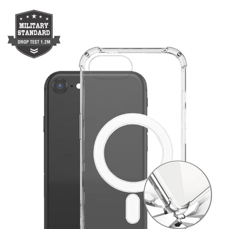 4smarts - iPhone 16e Ibiza Hybrid Cover - MagSafe Kompatibel - Gennemsigtig