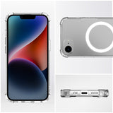 4smarts - iPhone 16e Ibiza Hybrid Cover - MagSafe Kompatibel - Gennemsigtig