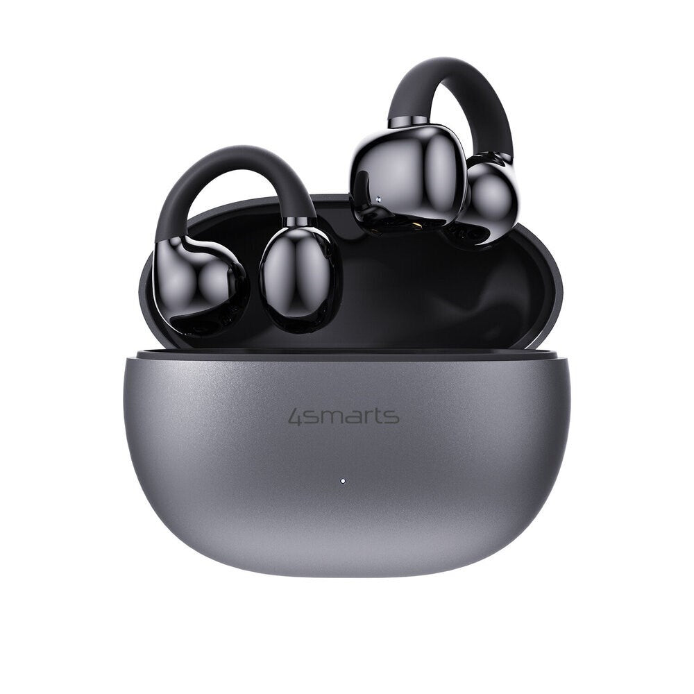 4smarts True Wireless SkyBuds Clip Headset - Open-Ear - Grå