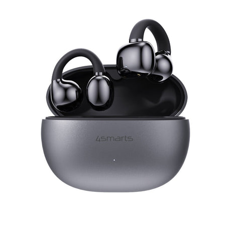 4smarts True Wireless SkyBuds Clip Headset - Open-Ear - Grå
