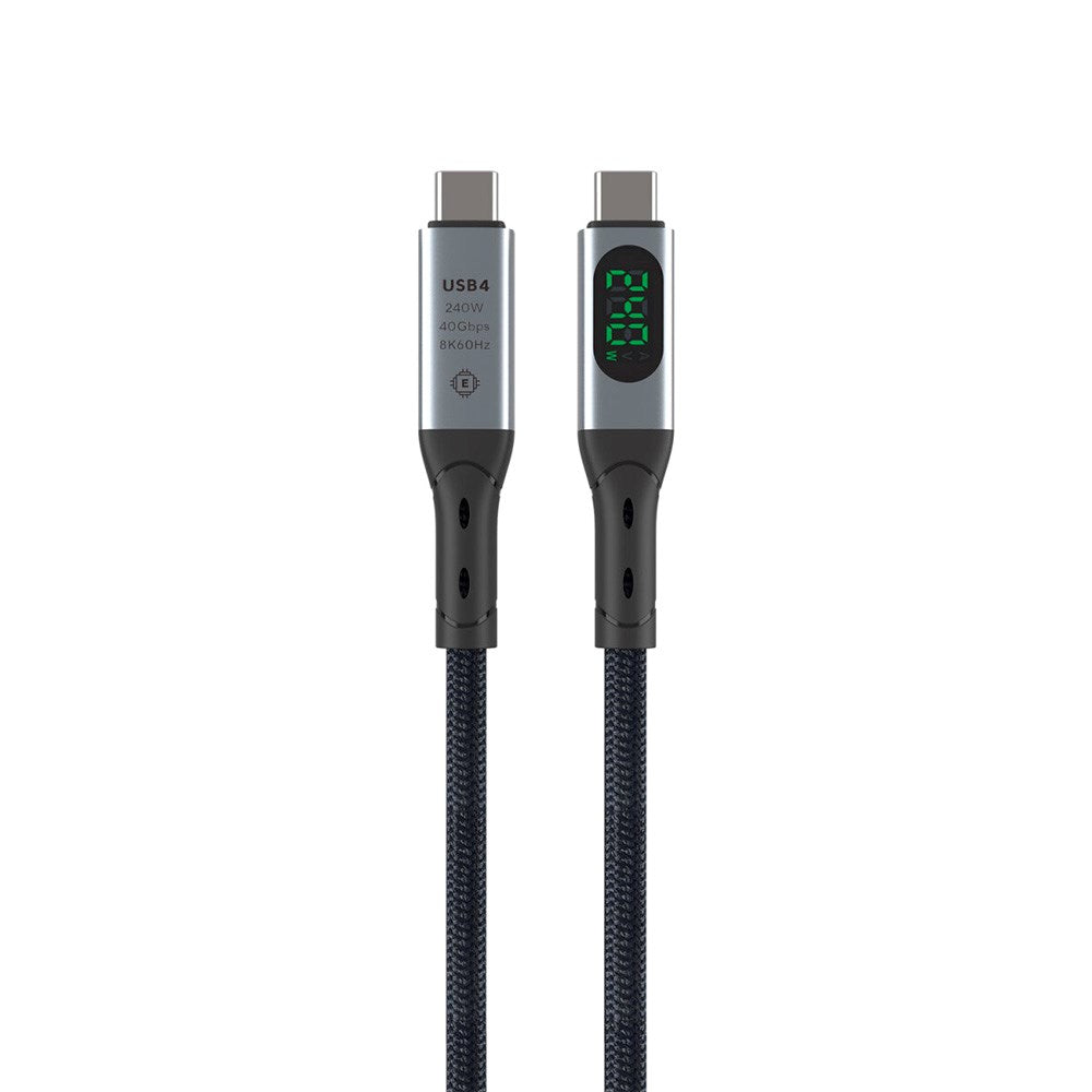4smarts - DigitCord Enterprise USB-C Kabel 240W - 1.5m - Sort