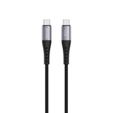 4smarts - USB-C til USB-C Kabel 60W - 1.5 m - Sort