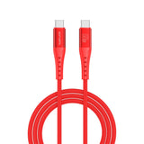 4smarts - USB-C til USB-C Kabel 60W - 1.5 m - Rød