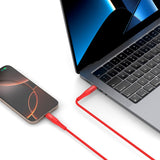 4smarts - USB-C til USB-C Kabel 60W - 1.5 m - Rød