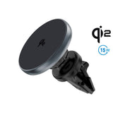 4smarts - Qi2 Trådløs Oplader til Bil - MagSafe Kompatibel - Grå