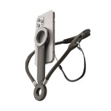 4smarts - Magnetisk Halsholder til Mobil - MagSafe Kompatibel - Sort