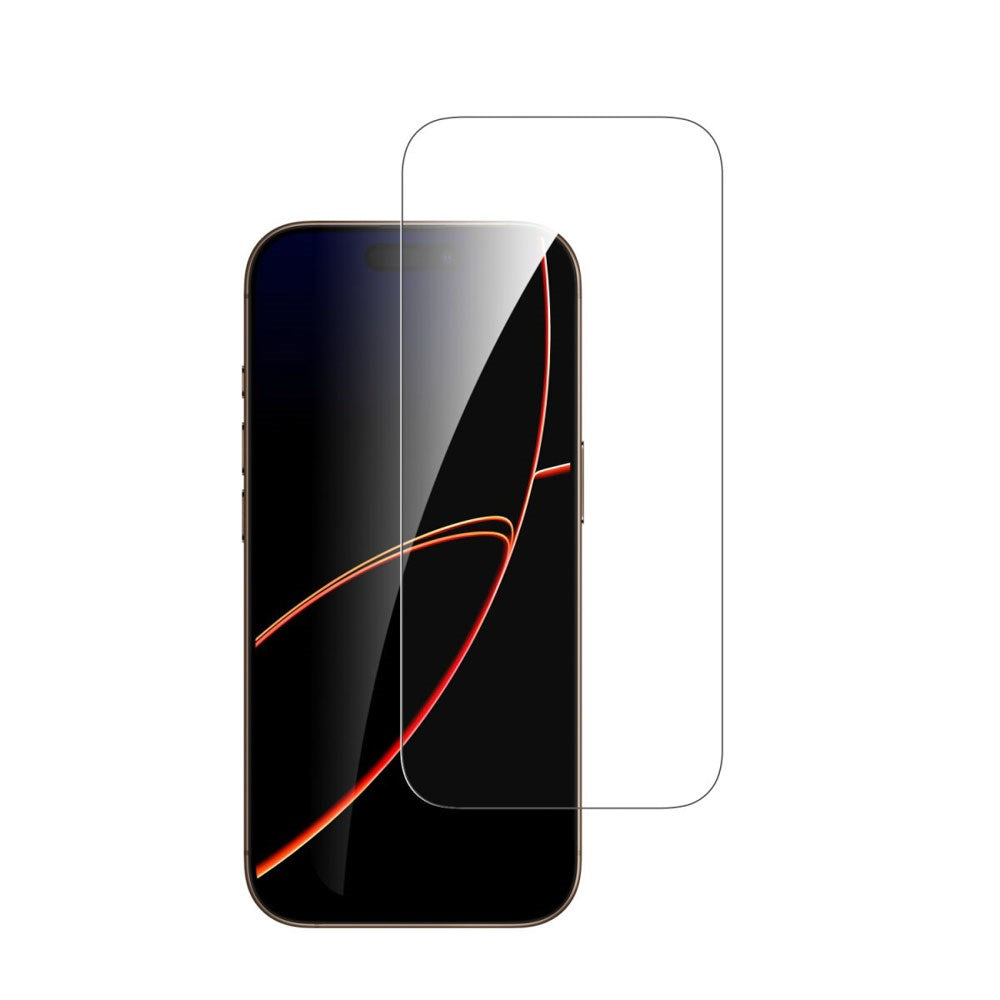 4Smarts iPhone 17 Pro Second Glass Hærdet Glas m. Monteringsramme - Case Friendly - Gennemsigtig