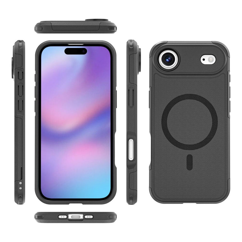 4Smarts iPhone Air Defend Mobil Cover - MagSafe Kompatibel - Sort