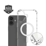 4Smarts iPhone 17 IBIZA Hybrid Case - MagSafe Kompatibel - Gennemsigtig