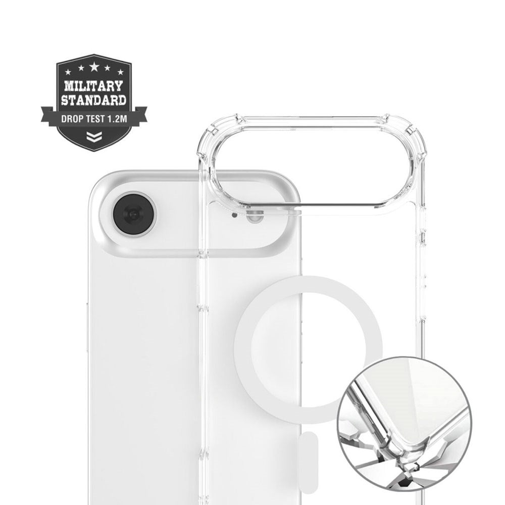 4Smarts iPhone Air IBIZA Hybrid Case - MagSafe Kompatibel - Gennemsigtig