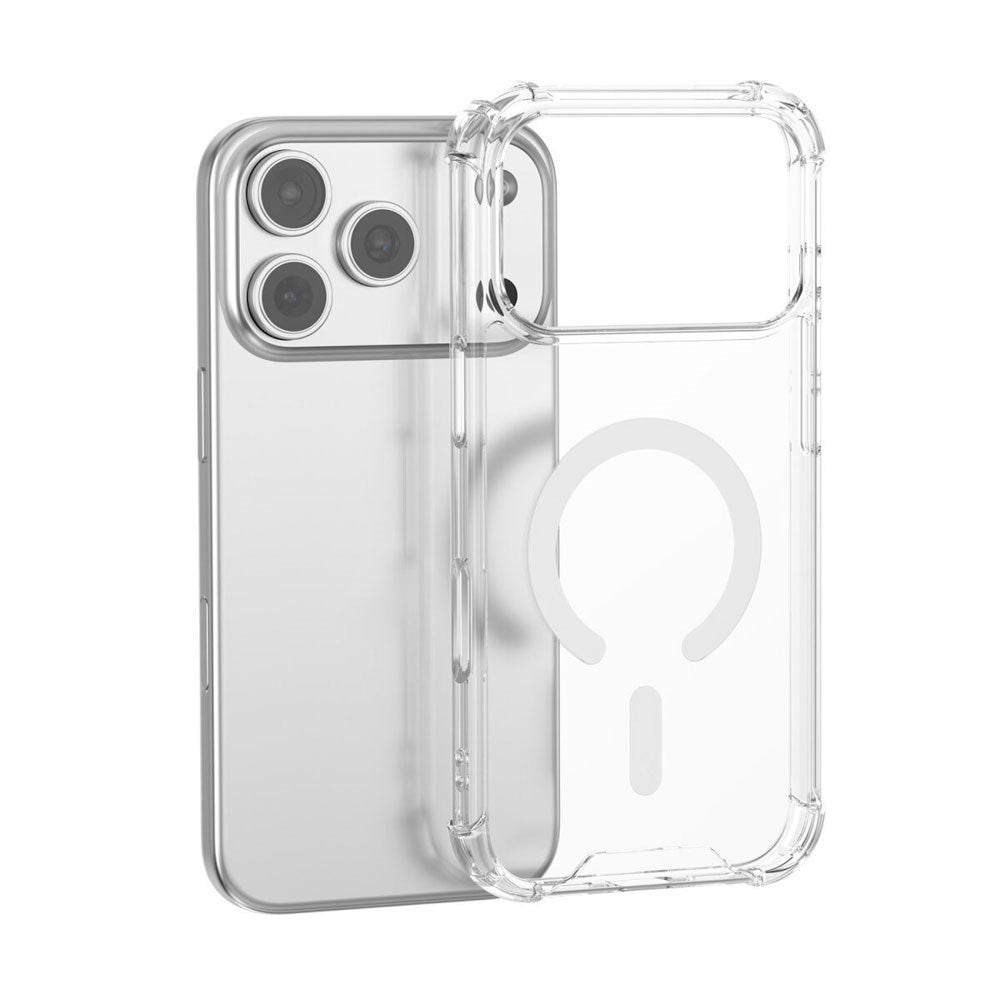 4Smarts iPhone 17 Pro Max IBIZA Hybrid Case - MagSafe Kompatibel - Gennemsigtig