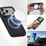 4Smarts iPhone 17 Pro Silikone Mobil Cover - MagSafe Kompatibel - Sort