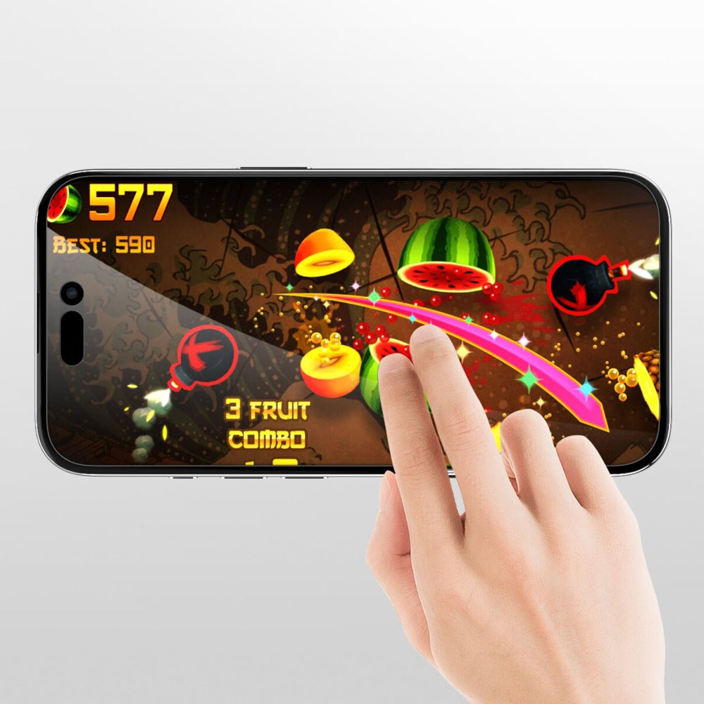 4Smarts iPhone Air Second Glass Beskyttelsesglas m. Monteringsramme - Privacy Funktion - Gennemsigtig