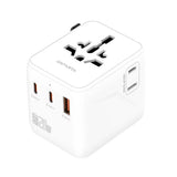 4smarts Nomad Universal Rejseadapter - 20W -2 x USB-C - 1 x USB-A - Hvid