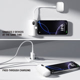 4smarts PicoFold 5000mAh Powerbank 22.5W - USB-C Tilkobling - Hvid
