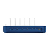 4smarts Ladestation m. 5x USB-C Kabel & 1x 4-i-1 Multikabel - 100W - Blå