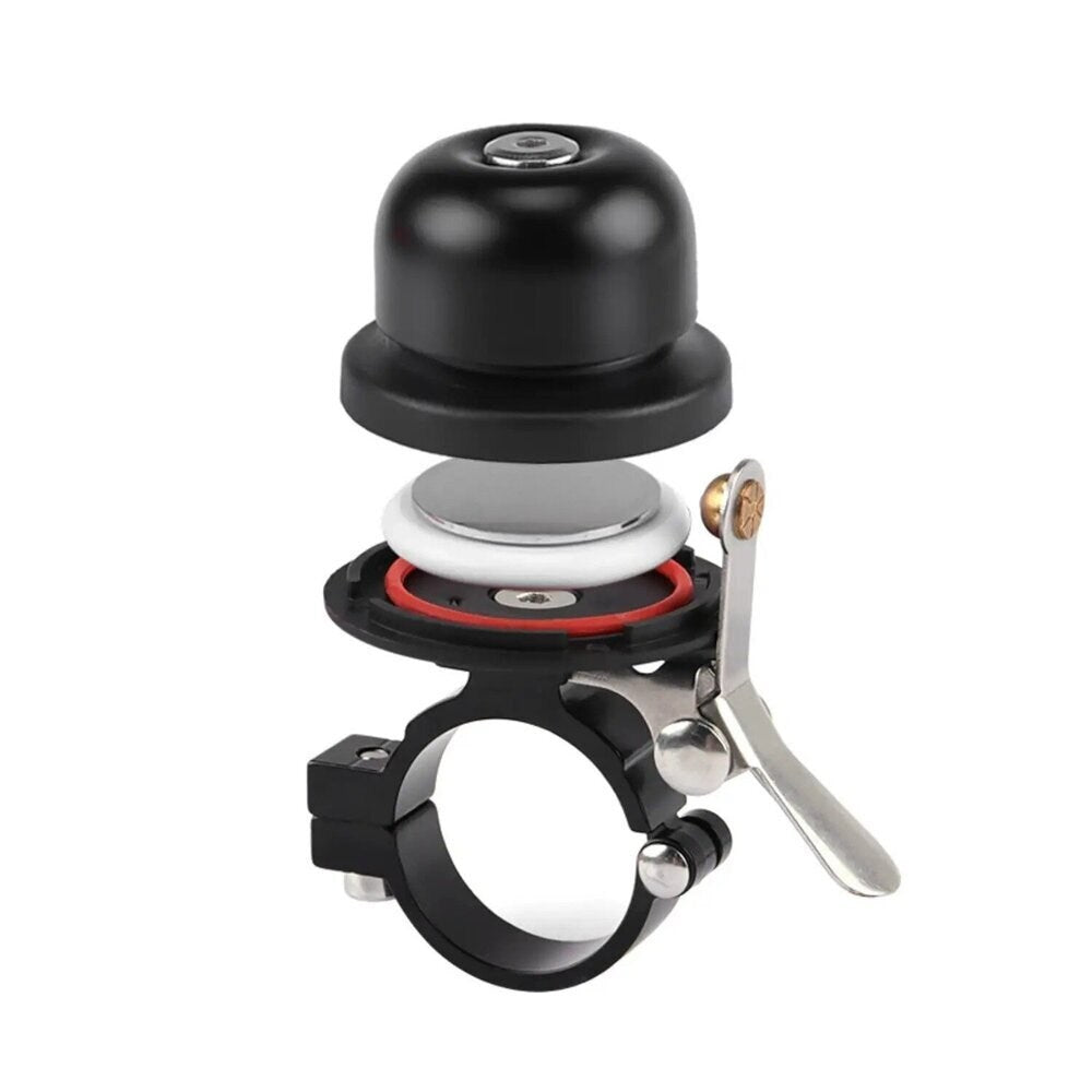 4smarts SkyTag GPS Tracker med Ringklokke til Cykel - Apple Find My & Android Find Hub - Hvid / Sort