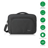4smarts Eco Clamshell Computertaske med. Lommer - 13-14" - Sort