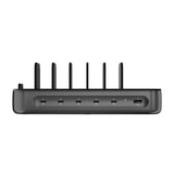 4smarts Ladestation m. 5x USB-C Kabel & 1x 4-i-1 Multikabel - 100W - Sort