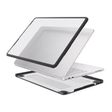 MacBook Neo 13 A18 Pro (2026) 4smarts Case m. Stødabsorberende Kanter - Gennemsigtig / Sort