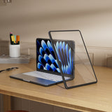 MacBook Neo 13 A18 Pro (2026) 4smarts Case m. Stødabsorberende Kanter - Gennemsigtig / Sort