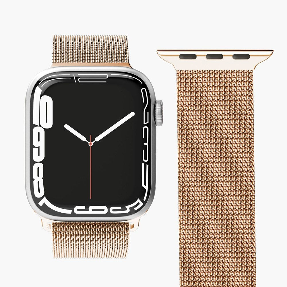 Vonmählen Apple Watch (38/40/SE/41/42mm) Milanese Loop Rustfrit Stål Rem - Rose Gold