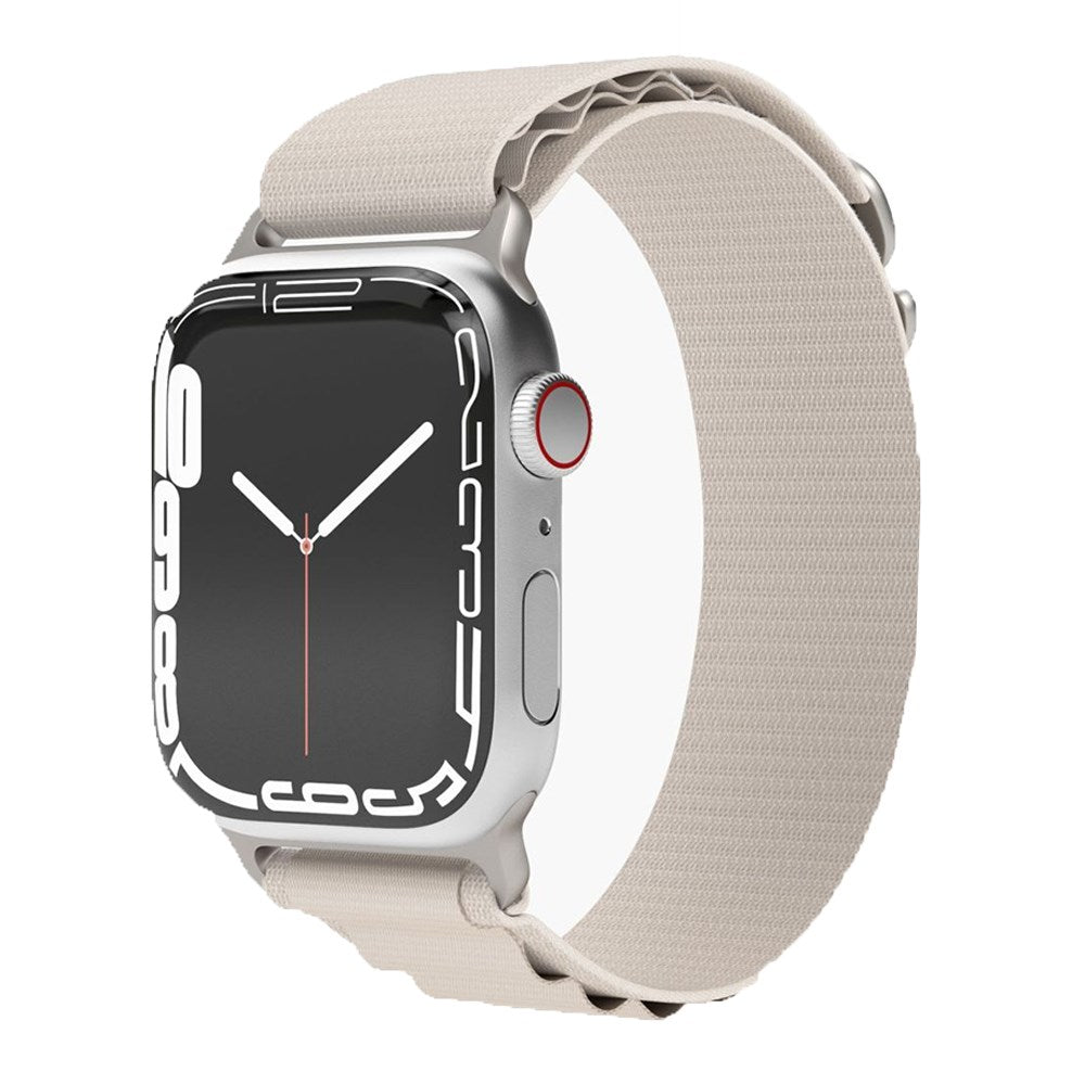 Vonmählen Apple Watch (42/44/45/SE/49mm) Action Loop Nylon Urrem - Creme