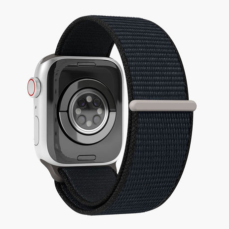 Apple Watch (42/44/45/SE/49mm) Vonmählen Fitness Loop Nylon Urrem - Mørkegrå