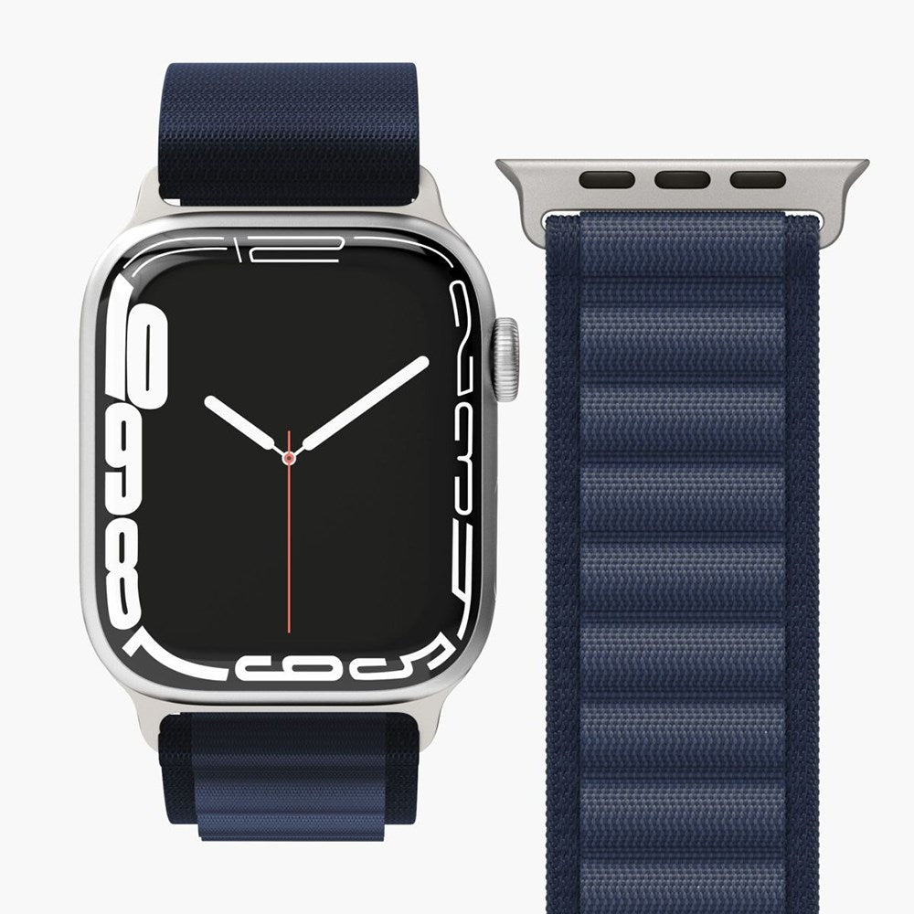 Vonmählen Apple Watch (42/44/45/SE/49mm) Action Loop Nylon Urrem - Blå