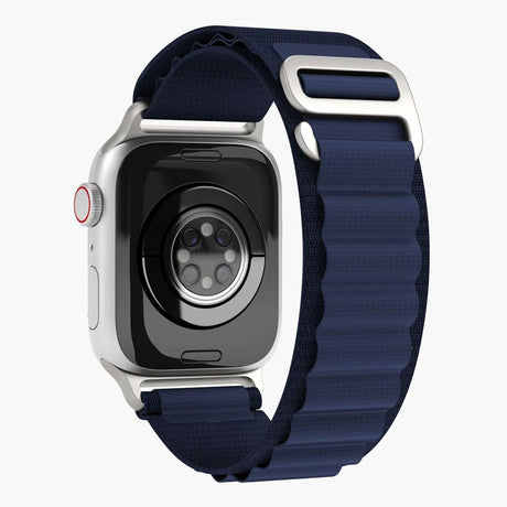 Vonmählen Apple Watch (42/44/45/SE/49mm) Action Loop Nylon Urrem - Blå