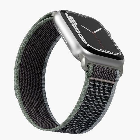 Vonmählen Apple Watch (38/40/SE/41/42mm) Trekking Loop Nylon Urrem - Sort / Blå