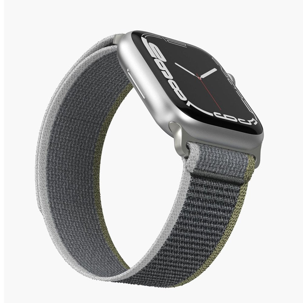 Vonmählen Apple Watch (38/40/SE/41/42mm) Trekking Loop Nylon Urrem - Grå / Grøn