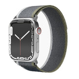 Vonmählen Apple Watch (38/40/SE/41/42mm) Trekking Loop Nylon Urrem - Grå / Grøn