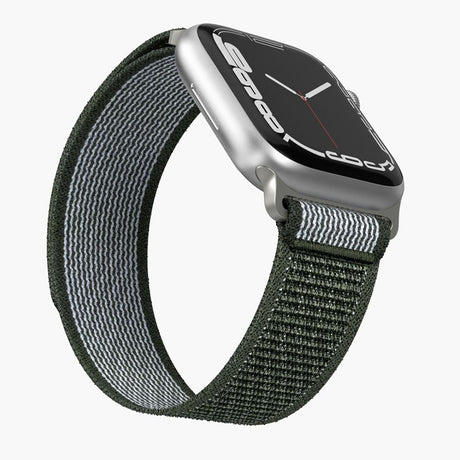 Vonmählen Apple Watch (38/40/SE/41/42mm) Trekking Loop Nylon Urrem - Hvid / Grøn