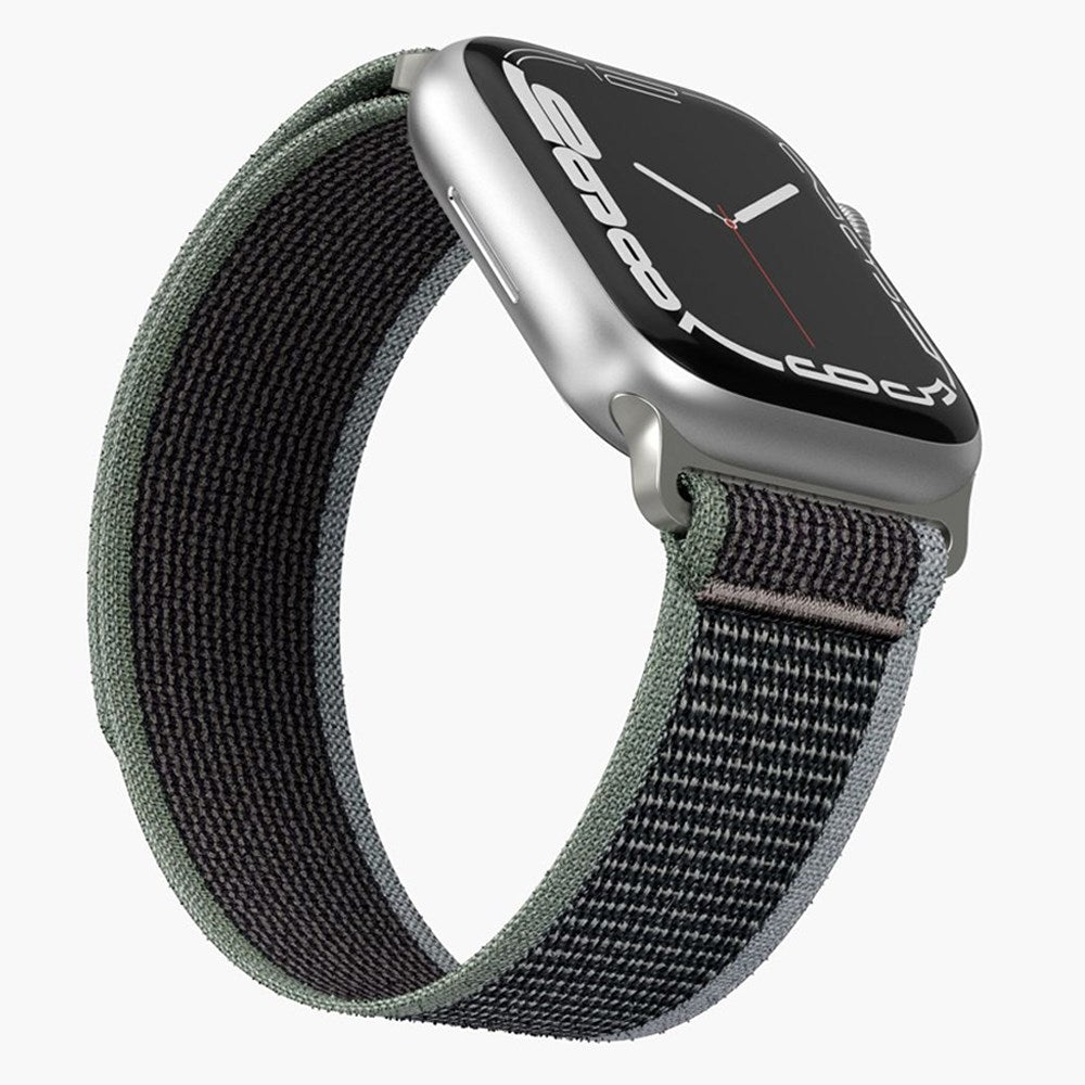 Vonmählen Apple Watch (42/44/45/SE/49mm) Trekking Loop Nylon Urrem - Sort / Blå