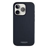 Vonmählen iPhone 15 Pro Eco Silikone Bagside Cover - MagSafe Kompatibel - Navy