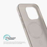 Vonmählen iPhone 15 Pro Eco Silikone Bagside Cover - MagSafe Kompatibel - Beige