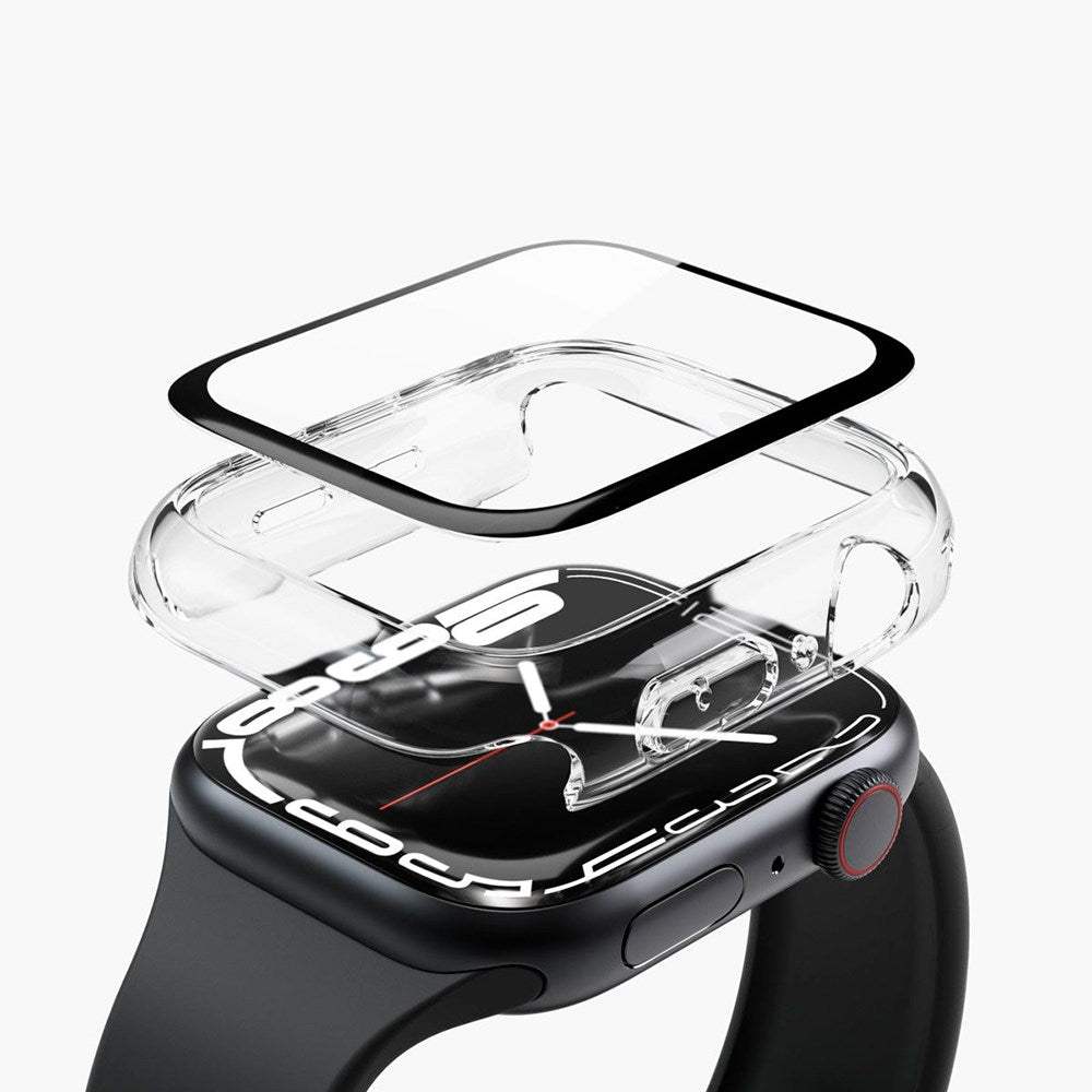 Vonmählen Apple Watch Series 8 / 9 (41mm) Thin Cover m. Skærmbeskyttelse - Gennemsigtig