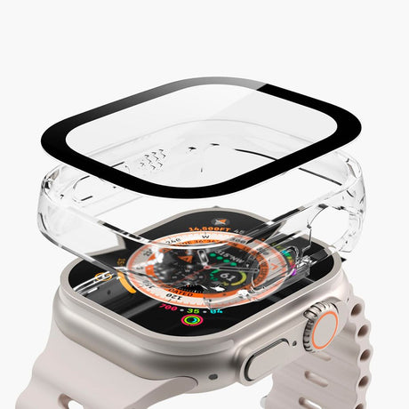 Vonmählen Apple Watch Ultra 1 / 2 (49mm) Thin Cover m. Skærmbeskyttelse - Gennemsigtig