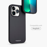 Vonmählen iPhone 13 Pro Eco Silikone Bagside Cover - MagSafe Kompatibel - Navy