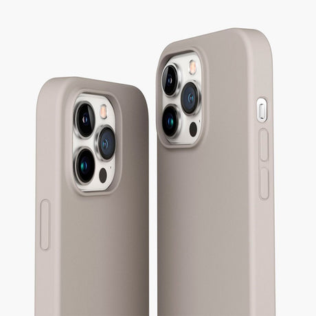 Vonmählen iPhone 13 Pro Eco Silikone Bagside Cover - MagSafe Kompatibel - Beige